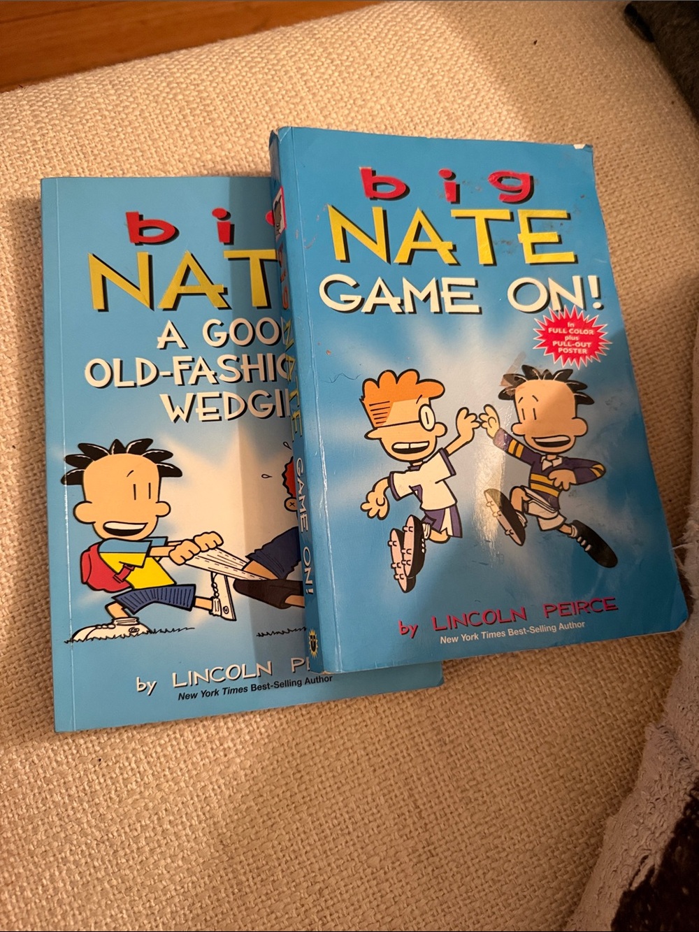 Big Nate Paperback Book Set - Blue Covers